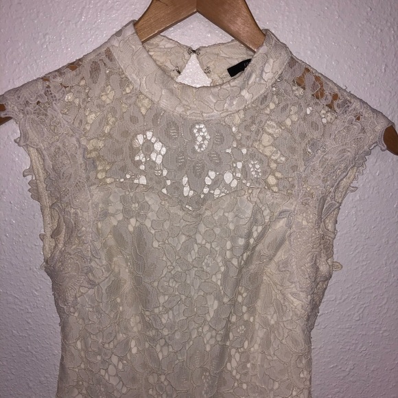 Forever21 White Lace Romper - Picture 3 of 5